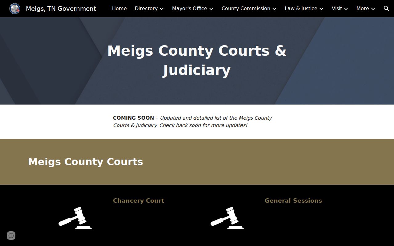 Meigs County court docket courts overview
